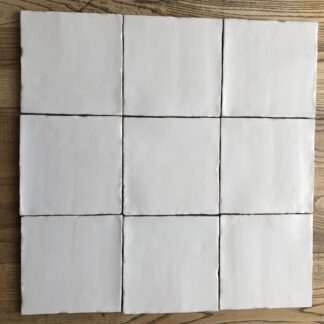 Wit tegels mat -13x13