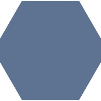 Hexagon tegels marine blauw