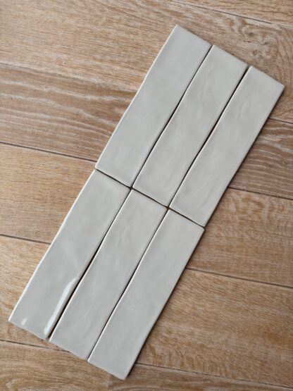Cement 7,5x30, lichtgrijze tegels, cementkleurige tegel - Afbeelding 2