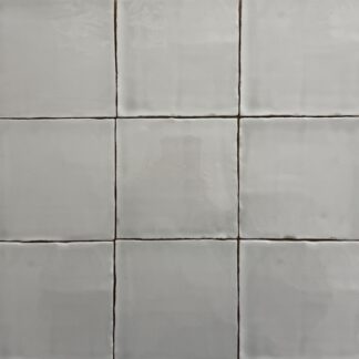 Parelgrijze glans wandtegel 13x13